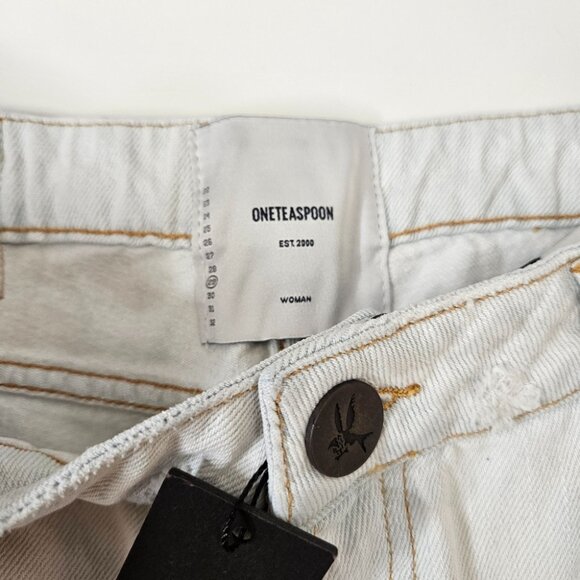 NWT One Teaspoon BRANDO SAINTS BOYFRIEND Jeans Sz 29 Distressed Loose Trashed - Picture 6 of 10